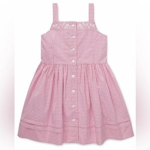 Polo Ralph Lauren  Big Girls Gingham Cotton Fit and Flare Dress